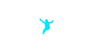naradi_dd space spin flying spinning Sticker