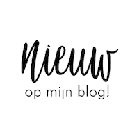 Blog Nieuw Sticker