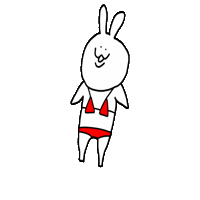 Japan Rabbit Sticker