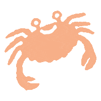 Crab Sticker by limpetstore
