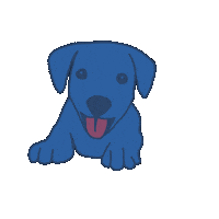 Dog Sticker by AlwaysBeColoring