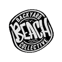 backyardbeachcollective backyard backyard beach collective backyardbeachcollective backyard beach Sticker