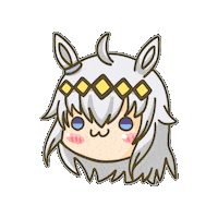 Pretty Derby Horse Sticker by Fluffy the Thunder God 雷神阿毛