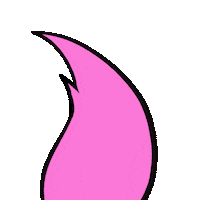 AnimeOnegai anime cat pink fox Sticker