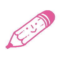AR_DE pink pencil lapiz pinkuu Sticker
