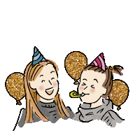 Balloon Partying Sticker by Bonte Raaf