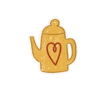 Italia Teapot Sticker