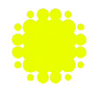 Circle Lemon Sticker