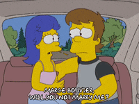 homer simpson couple GIF