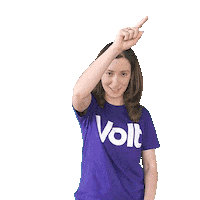 Vote Tick Sticker by Volt Europa