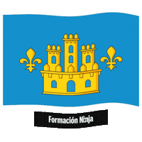 Flag Spain Sticker by Formación Ninja