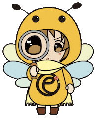 Insect Magnifying Glass Sticker by Entowa's