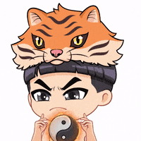 Angry Ying Yang GIF