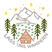 Bayern Schwarzwald Sticker by 180gradsalon