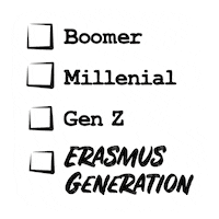 Erasmusgeneration Erasmuslife Sticker by Erasmus Student Network