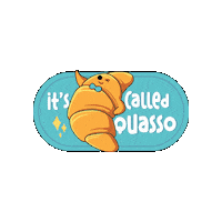 saladdaysco food foodie brunch croissant Sticker
