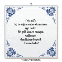 Nl Geld GIF by Tegelspreuken.nl