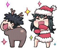 Happy Merry Christmas Sticker by Jin