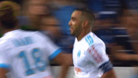 Happy Goal GIF by Olympique de Marseille