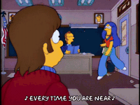 In Love Daydreaming GIF by The Simpsons