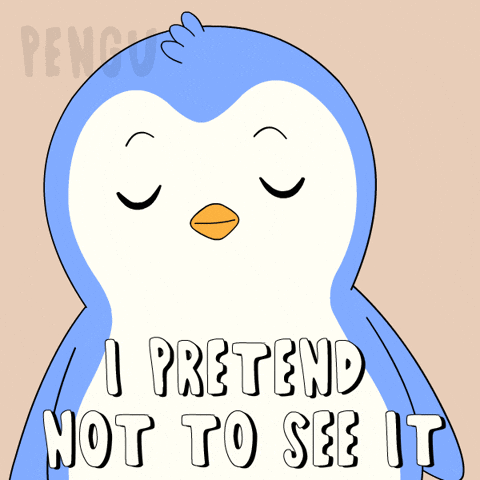 Ignore My Eyes GIF by Pudgy Penguins