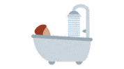 Bath Bathing Sticker by EmojiVid