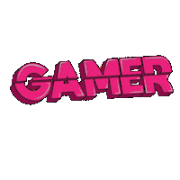 Gamer Letra Sticker