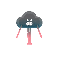 Angry Mood Sticker by Met Office weather