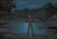 wolf's rain moonlight GIF by Funimation