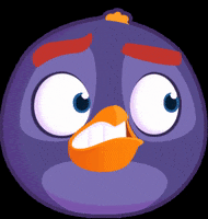 Scared Bomb GIF by Angry Birds