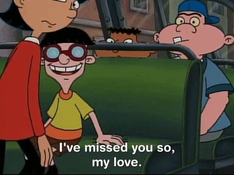 hey arnold nicksplat GIF