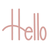 Hello Sticker by M&M Petit Soupirs
