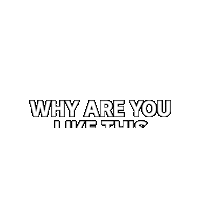 Why Are You Like This Sticker by ABC TV + IVIEW