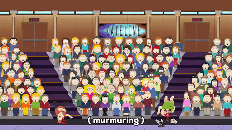 talk show crowd GIF by South Park 