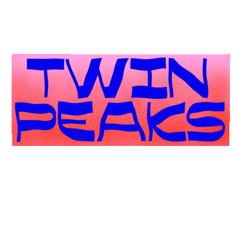 twin peaks chicago music Sticker