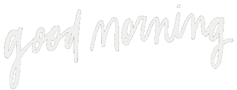 Good Morning Coffee Sticker