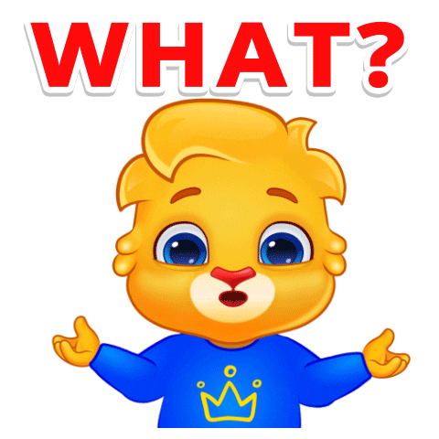 What Is It Omg Sticker by Lucas and Friends by RV AppStudios