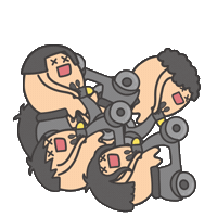 度菇13咦的茶水間 Sticker