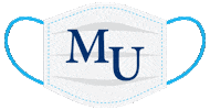 Face Mask Sticker by Marian University