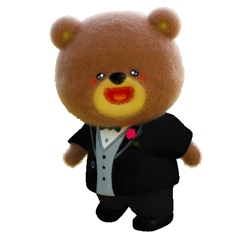 Wedding 走る Sticker