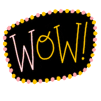 Text Wow Sticker by Linzie Hunter