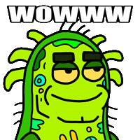 Look Wow Sticker by herbertonic