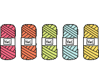 Baby Rainbow Sticker by Yarnplaza