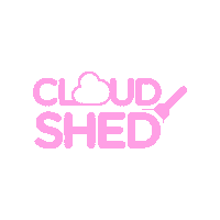 Cloud Shed Sticker