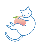 Cat Yoga Sticker by Miss Patina