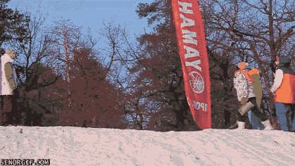 fail ski jump GIF by Cheezburger