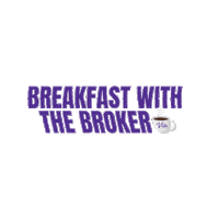 Breakfast Sticker by Vista Real Estate