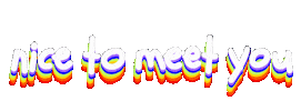 Nice To Meet You Sticker by Rima Bhattacharjee