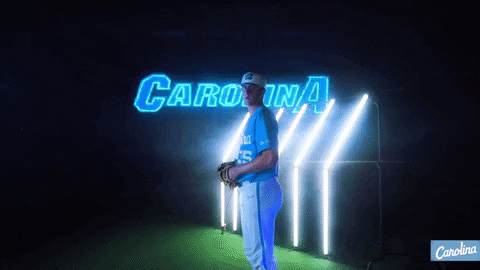 North Carolina Baseball GIF by UNC Tar Heels