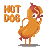 Hot Dog Twerk Sticker by Loot Crate